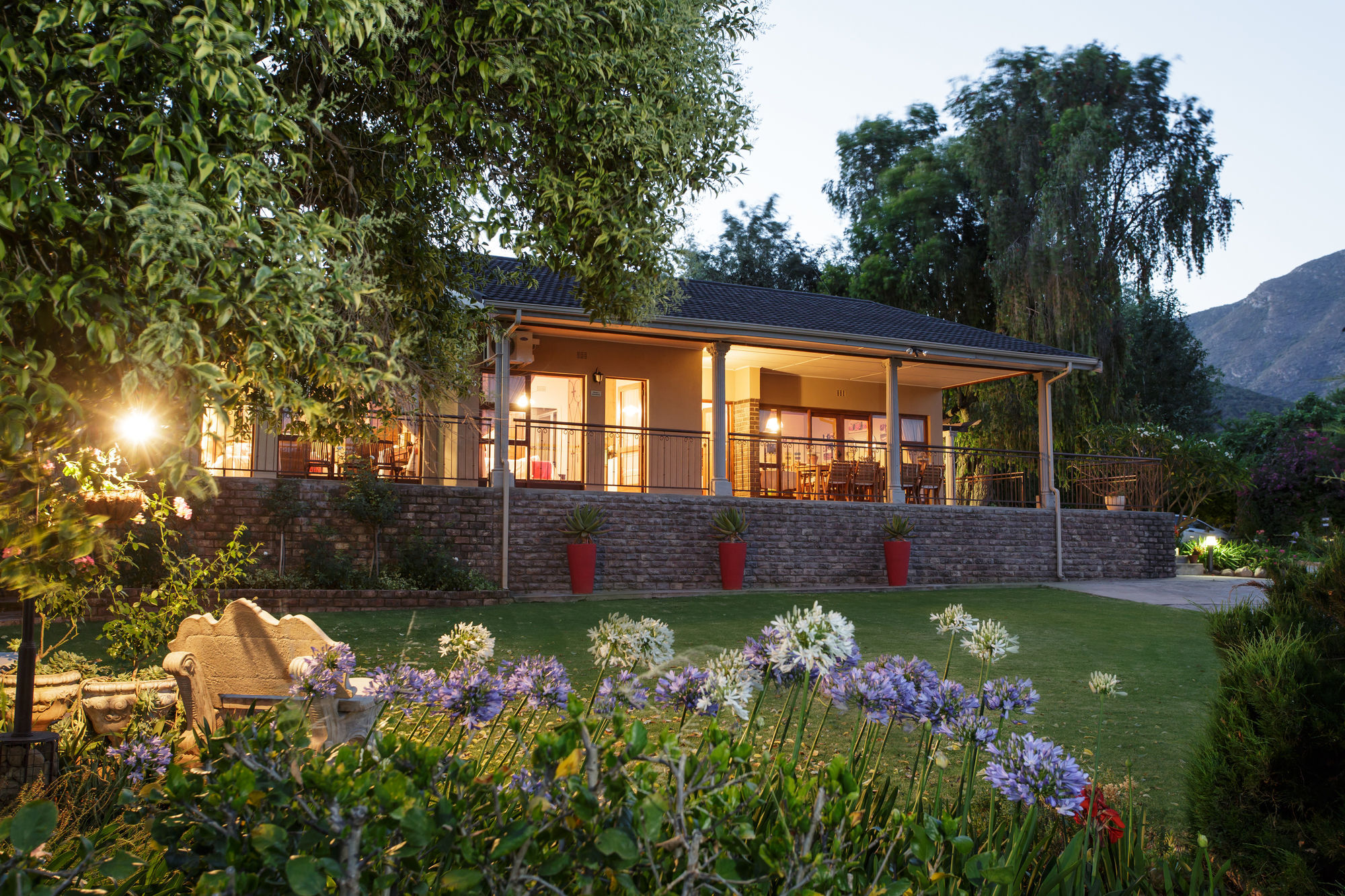 Die Fonteine Country Guesthouse And Glamping Oudtshoorn Esterno foto